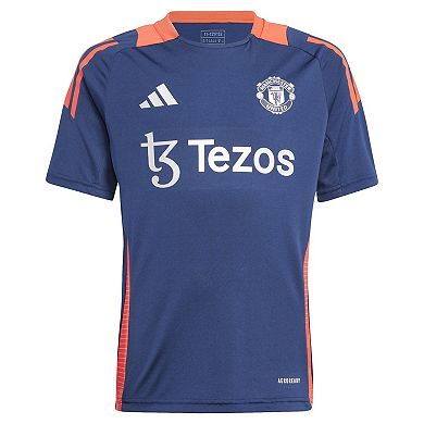 Youth adidas Navy Manchester United 2024/25 Training Jersey