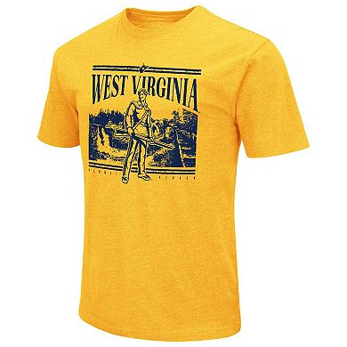 Men's Colosseum Gold West Virginia Mountaineers 2024 Fan T-Shirt