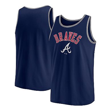 Men's Fanatics Navy Atlanta Braves Bet Tank Top