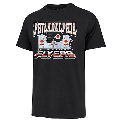 Men's '47 Black Philadelphia Flyers Regional Localized Franklin T-Shirt