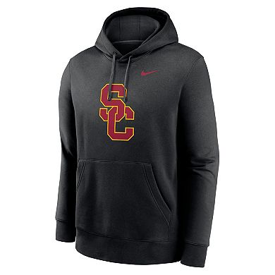 Men's Nike Black USC Trojans Primetime Evergreen Club Fleece Pullover Hoodie