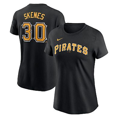 Women's Nike Paul Skenes Black Pittsburgh Pirates Fuse Name & Number T-Shirt