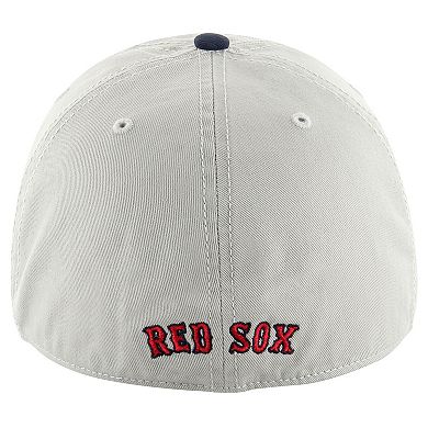 Men's '47 Gray/Navy Boston Red Sox Sure Shot Classic Franchise Fitted Hat