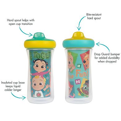 The First Years 2-Pack CoComelon Insulated Sippy Cups