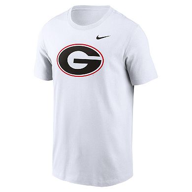 Men's Nike White Georgia Bulldogs Primetime Evergreen Logo T-Shirt