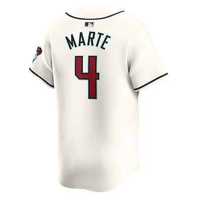 Men's Nike Ketel Marte White Arizona Diamondbacks Home Limited Player Jersey