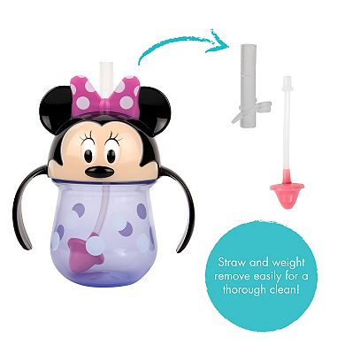 The First Years Minnie Mouse Weighted Straw Cup