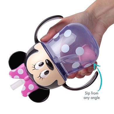 The First Years Minnie Mouse Weighted Straw Cup