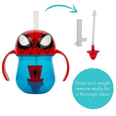 The First Years Spiderman Weighted Straw Cup