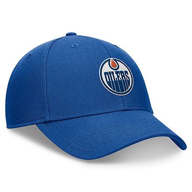 Men's Fanatics Royal Edmonton Oilers Domestic 3D Patch Adjustable Hat