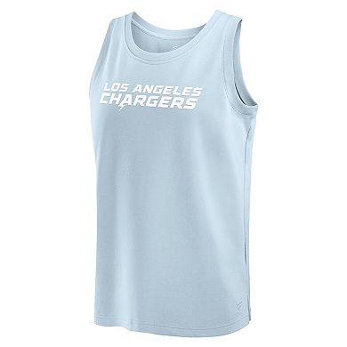 Men's Fanatics Light Blue Los Angeles Chargers Elements Tank Top