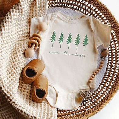 Save The Trees Baby Bodysuit
