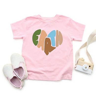 Earth Heart Toddler Short Sleeve Graphic Tee