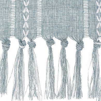 Dining Party Holiday Tassels Braided Boho Table Runner 1 Pack 13" X 72"