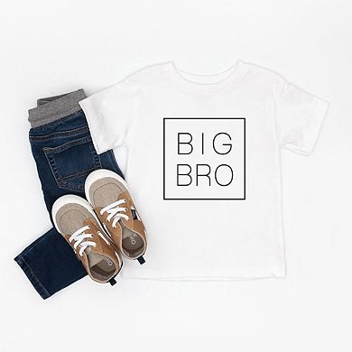 Big Bro Square Toddler Short Sleeve Graphic Tee