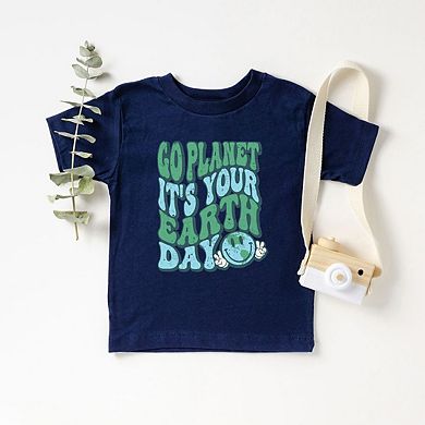 Go Planet Toddler Short Sleeve Graphic Tee