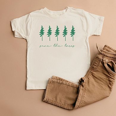 Save The Trees Toddler Short Sleeve Graphic Tee