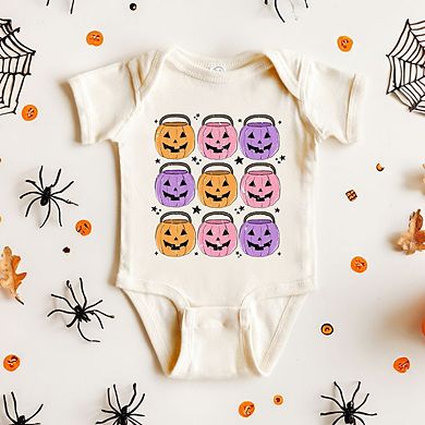 Halloween Candy Bucket Chart Baby Bodysuit