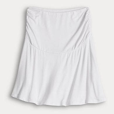 Juniors' Harper & Ivy Lounge Side Ruched Mini Skort