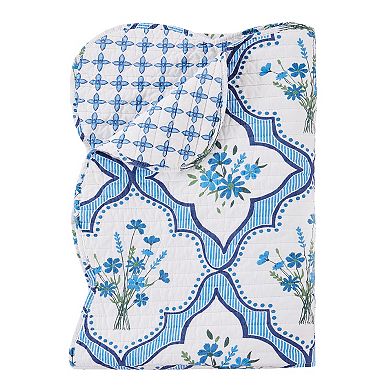 Draper James™ Teal Blooms Quilt Set with Shams