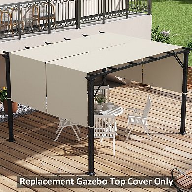 Outsunny 2 Pcs Pergola Shade Cover, Pergola Canopy For 10 X 11.8ft Pergola