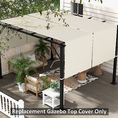 Outsunny 2 Pcs Pergola Shade Cover, Pergola Canopy For 10 X 11.8ft Pergola