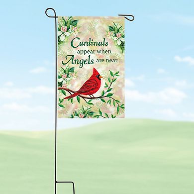 Collections Etc Cardinals Appear When Angels Are Near Garden Flag