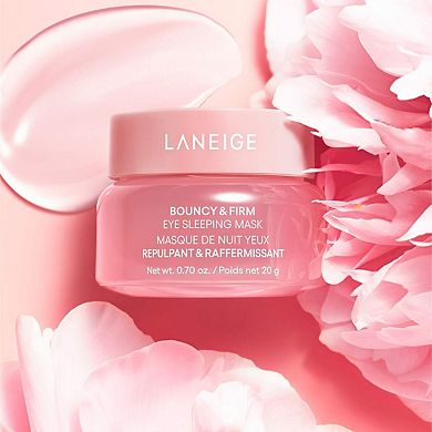 Bouncy & Firm Eye Brightening Sleeping Mask with Peony + Collagen Complex