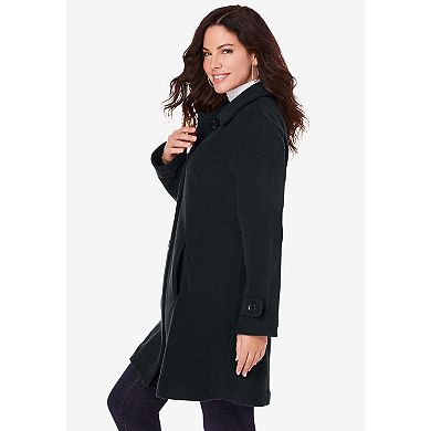 Roaman's Women's Plus Size Petite Fleece Jacket