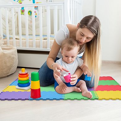 Kids, Non-toxic Puzzle Exercise Play Mat Set Of 16