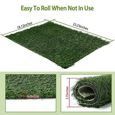 Replacement Grass Mat For Pet Potty Tray Dog Pee Potty Grass Turf Pad Fast Drainage Easy Cleaning