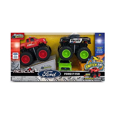 Jam'n Products Ford F-150 Friction Switch'Em Rescue Toy Vehicle Gift Set