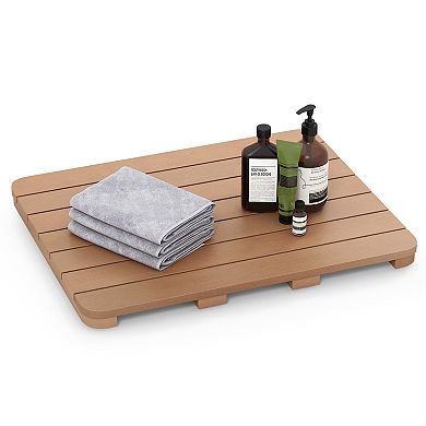 Waterproof Hips Bath Spa Shower Mat With Non Slip Foot Pads