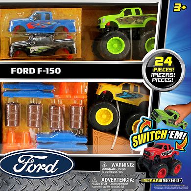 Jam'n Products Monster Maniacs Ford Switch 'Ems 24-Piece Vehicle Gift Set