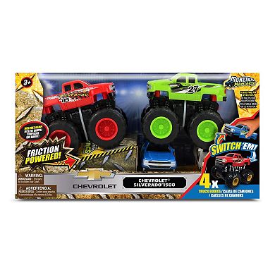 Jam'n Products Chevy Silverado 1500 Friction Switch'Em Power Toy Vehicle Gift Set