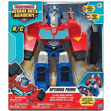 Jam'n Products Transformers Rescue Bots Academy: Optimus Prime 12" RC Robot Toy