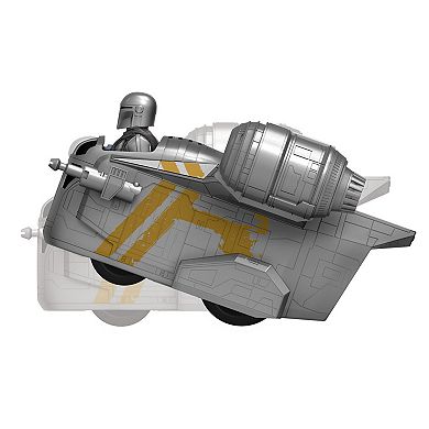 Jam'n Products Star Wars The Mandalorian 9" Remote Control Razor Crest Vehicle Toy