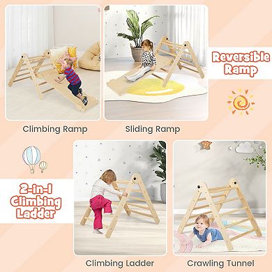 3-in-1 Triangular Climbing Toys For Toddlers