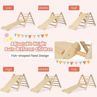 3-in-1 Triangular Climbing Toys For Toddlers