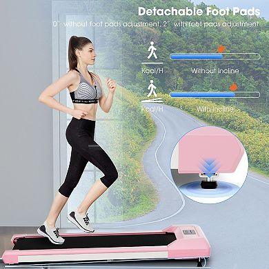 2.25 Hp Walking Pad With Led Display And Remote Control
