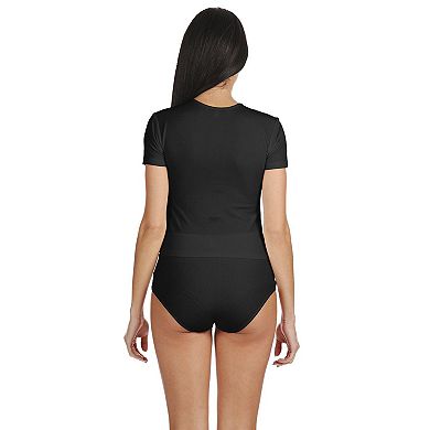 Women's Luxe Rib T-Shirt and Full Coverage Brief Set