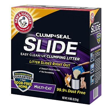 Arm & Hammer SLIDE Easy Clean-Up Multi-Cat Clumping Cat Litter - 14 lbs.