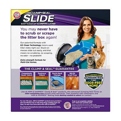 Arm & Hammer SLIDE Easy Clean-Up Multi-Cat Clumping Cat Litter - 14 lbs.