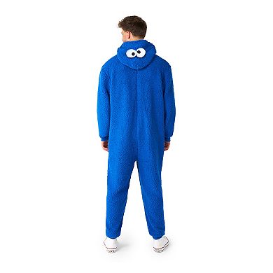 Men's OppoSuits Sesame Street Cookie Monster One-Piece Pajamas