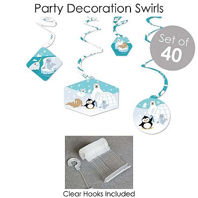 Big Dot Of Happiness Arctic Polar Animals - Party Supplies - Banner Decor Kit - Fundle Bundle