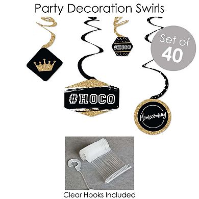 Big Dot Of Happiness Hoco Dance - Homecoming Supplies - Banner Decoration Kit - Fundle Bundle