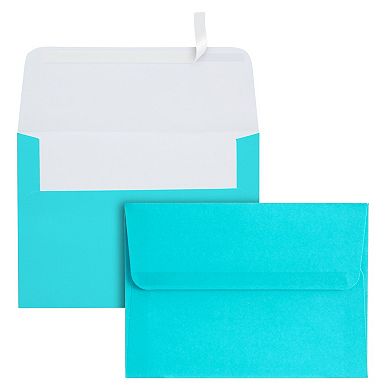 100 Pack Colored Envelopes 5x7 For Mailing, A7 For Invitations, Greeting Cards