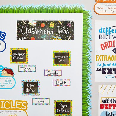 12 Pack Grass Bulletin Board Trim Strips, Spring Classroom Decor, 3 In X 36 Ft