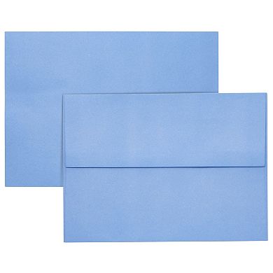 96 Pack Light Blue 5x7 Envelopes For Invitations, A7 Size For Greeting Cards