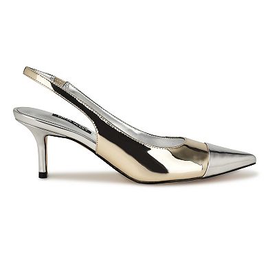 Nine West Awaie Women's Pointy Toe Slingback Pumps